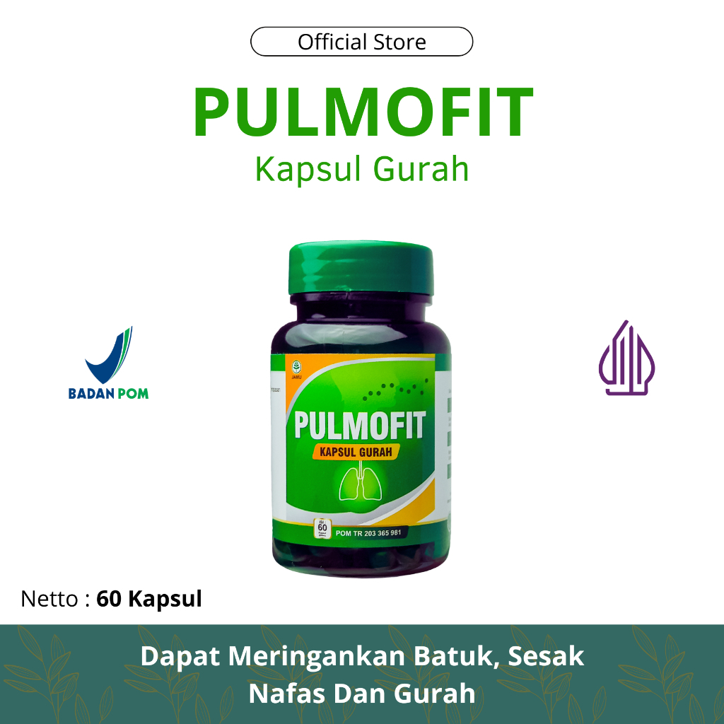 PULMOFIT Suplemen Herbal Gurah Batuk Pernafasan