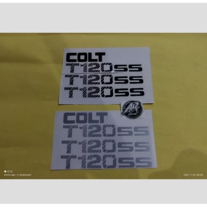STICKER MOBIL PICK UP MITSUBISHI COLT T120SS