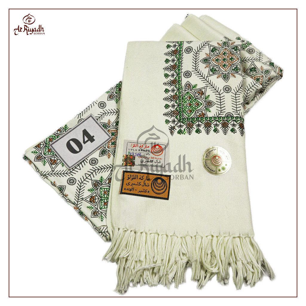 Sorban Kashmiri LULU Lohi PR197 Warna Motif Print