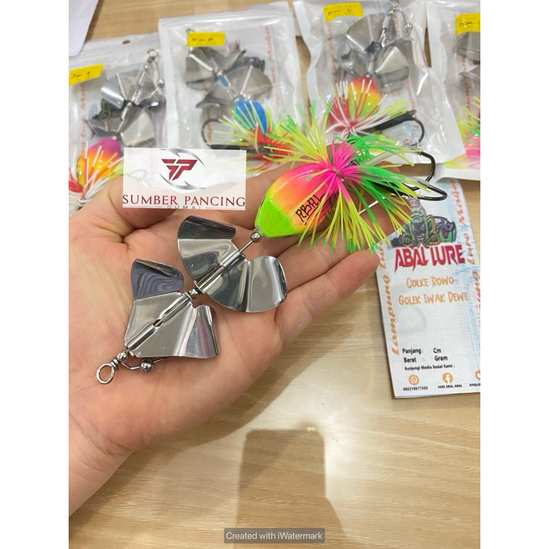 Umpan Abal lure TikTok Double prop 15cm Ikan Toman