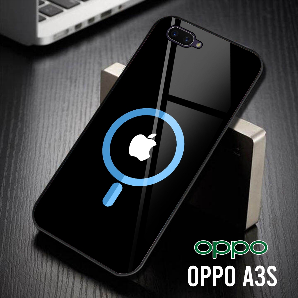 Toly case, Case Hp Oppo A3S Kesing Hp hardcase HP Fashion kartun Logo Iphone magsafe mix lucu2 Softc