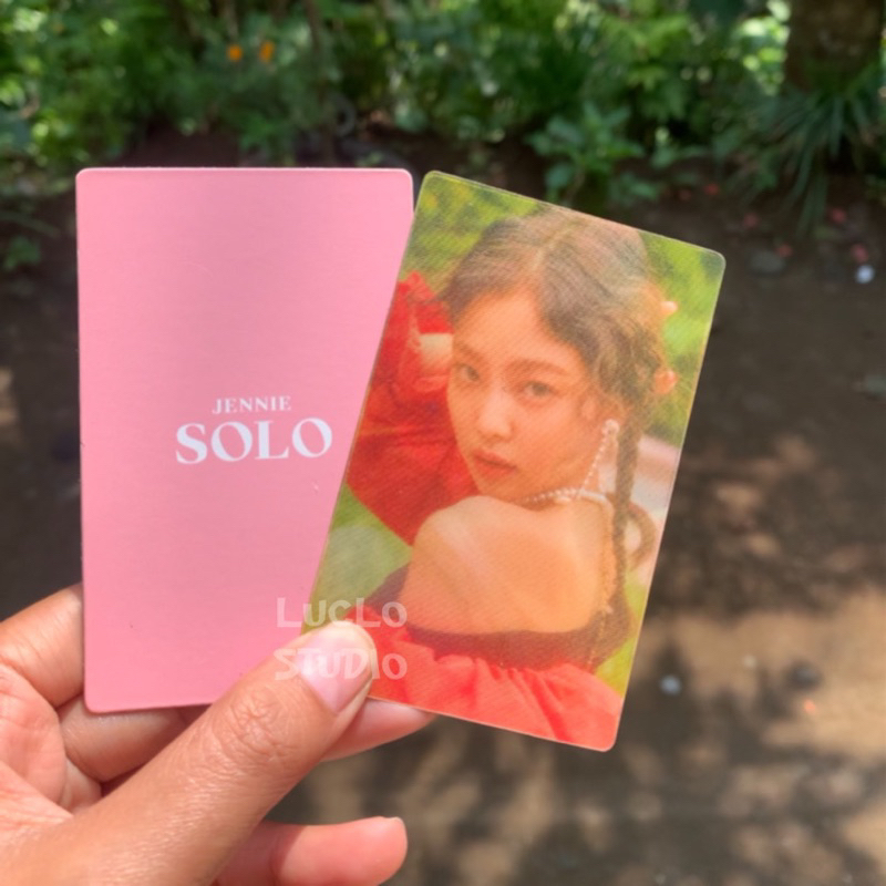 RARE BLACKPINK JENNIE SOLO LENTICULAR PHOTOCARD POB KTOWN