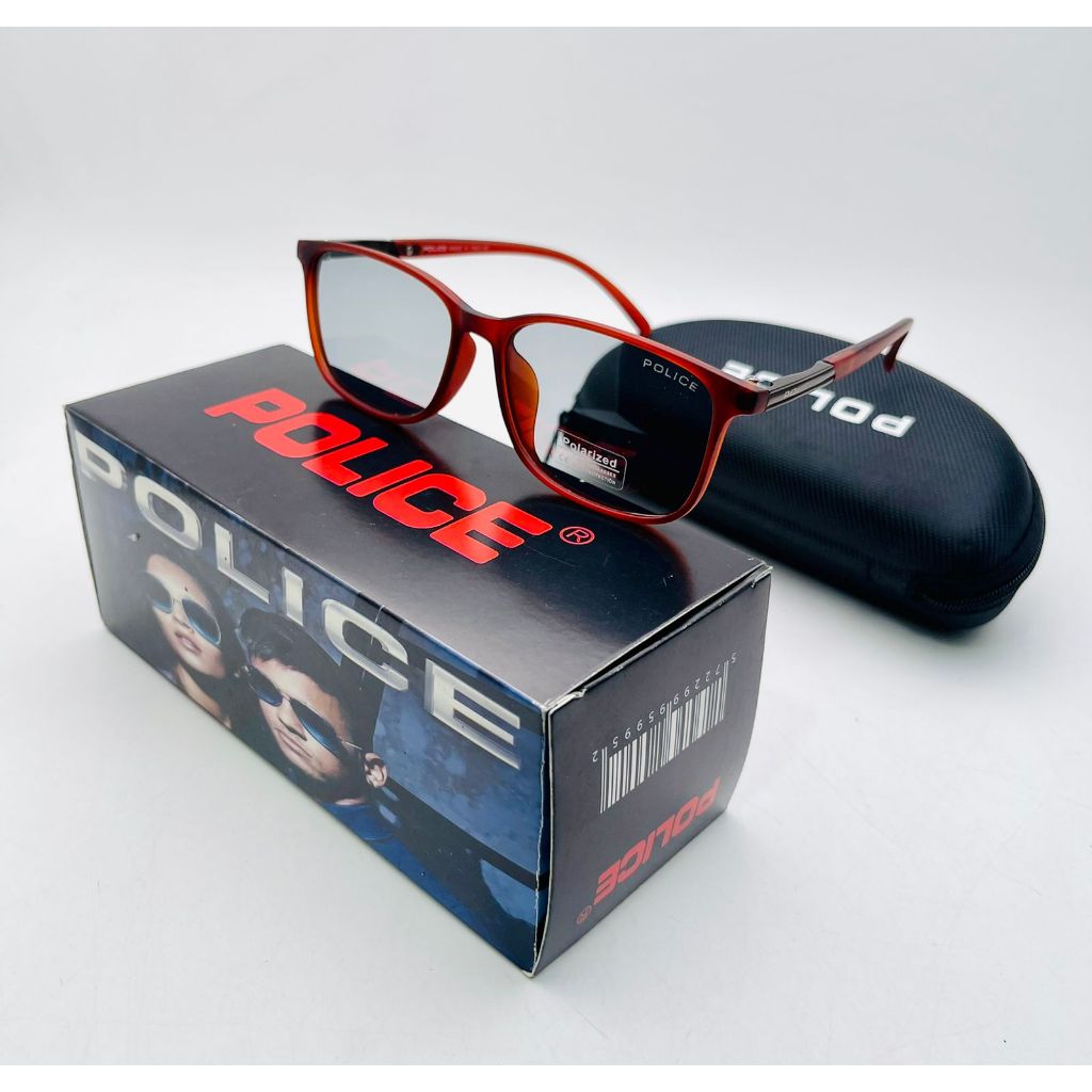 READY NEW SUNGLASSES POLICE 8021216 PHOTOCROMIC+POLARIZED UV400