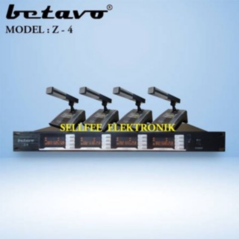 Mic Meja Wireless Betavo Z 4 Mic Rapat Mic Meeting Betavo Z4