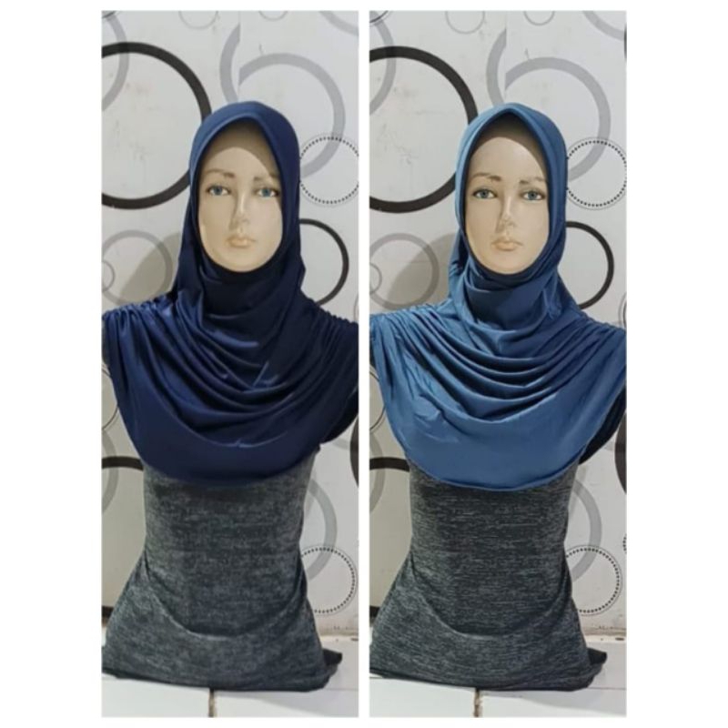 HIJAB INSTAN RUMANA (KERUT KIRI KANAN)