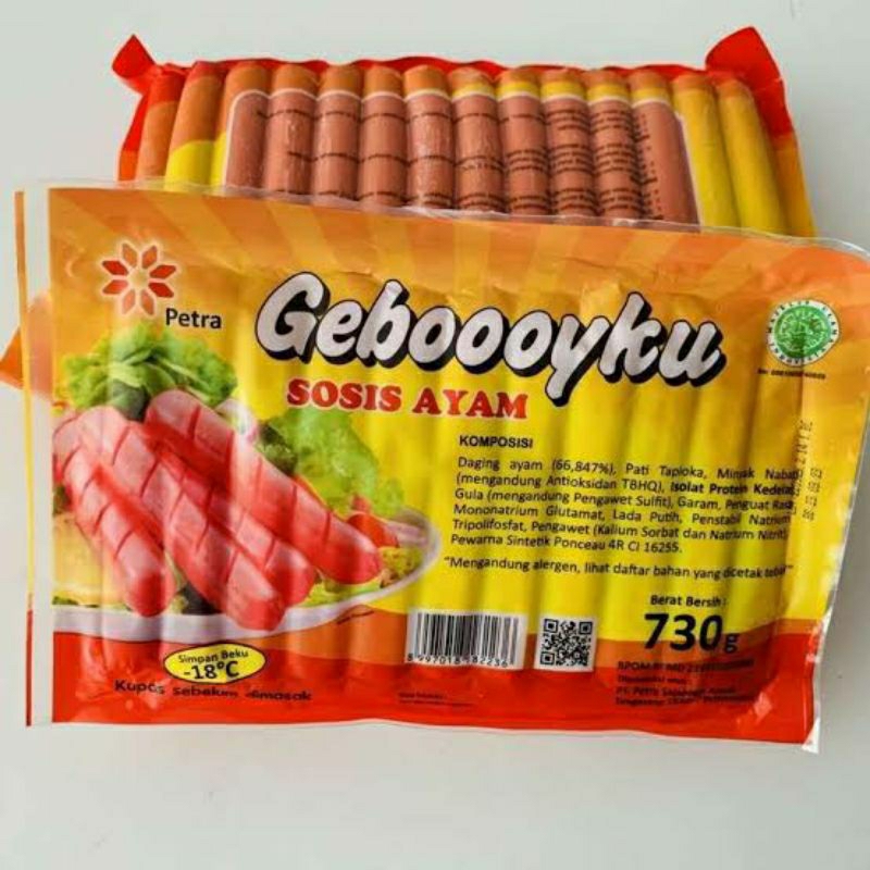 

Gebooyku Sosis Ayam Merah 500gr | 730gr | 1kg