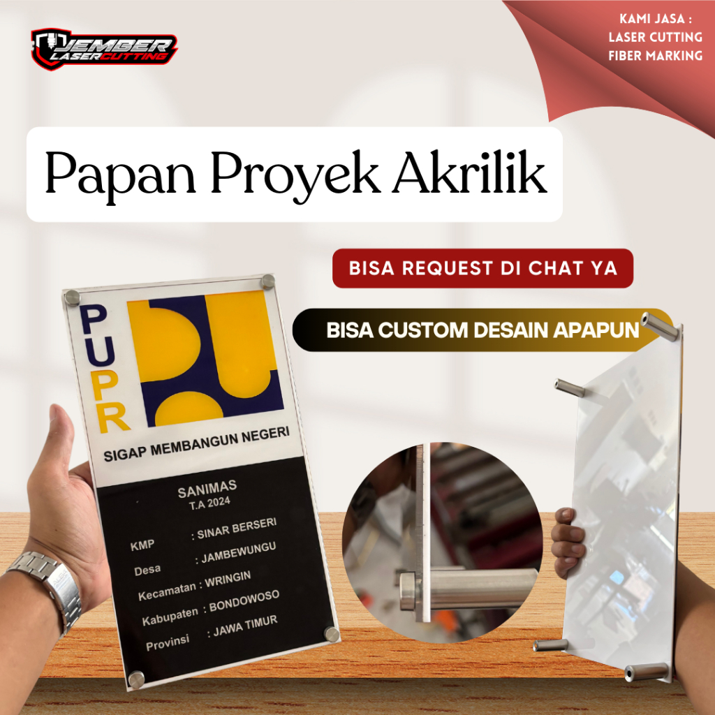 

PAPAN PROYEK AKRILIK CUSTOM