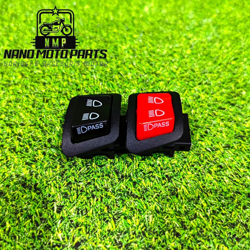 Saklar Pass Beam Merah  Saklar Pass Beam 4 Pin Model Vietnam Vario Led Old KZR Spacy Fi Beat Fi Beat