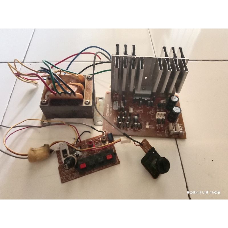 1 set kit amplifier modul speaker polytron psw 500c