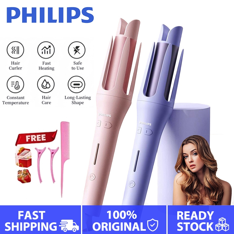 Catokan Curly Otomatis Philips Catok Rambut Ceramics 32mm Alat Catok Curly Otomatis Catokan Rambut