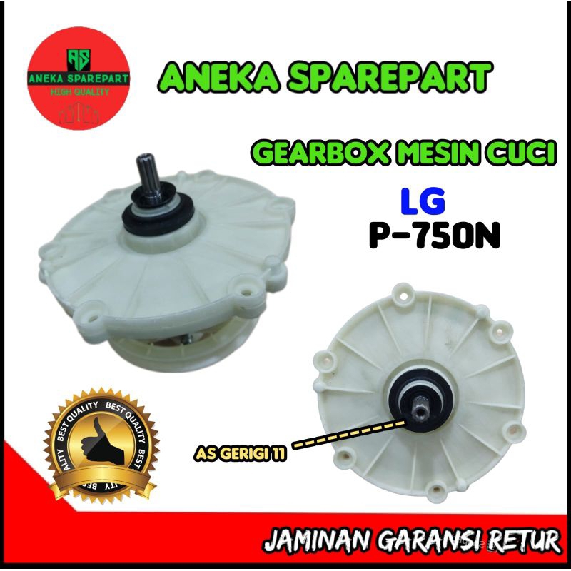 Gear box mesin cuci LG P-750N original