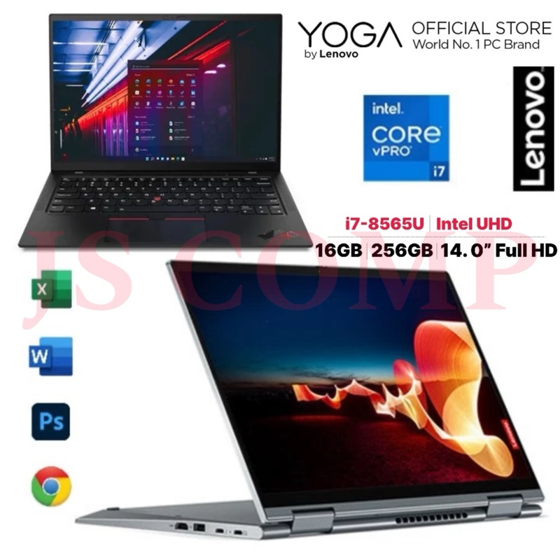 LENOVO X1 Yoga 3RD Laptop TOUCHSCREEN 14Inch Core i7 Gen 8 Ram 16/1TB