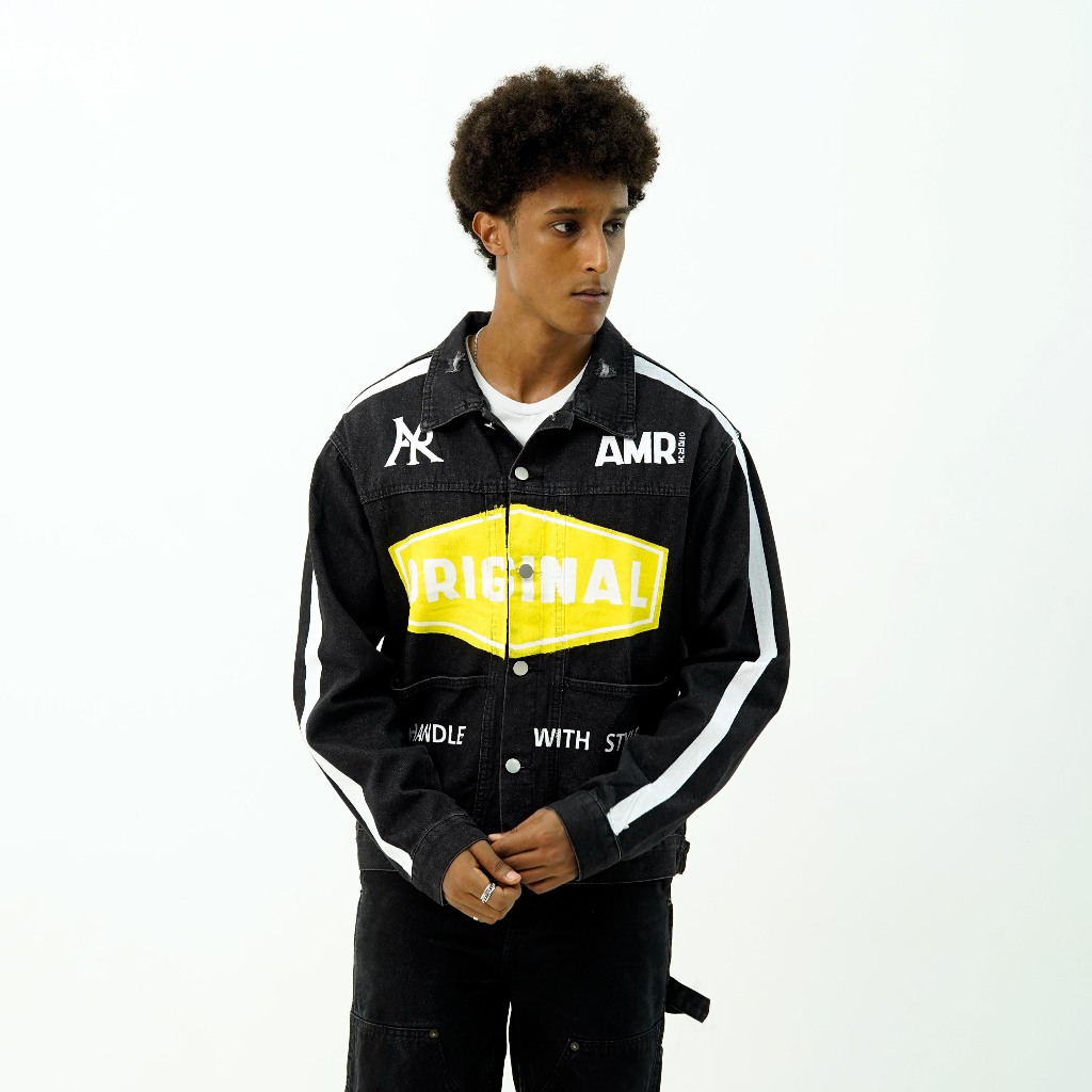 AMR Studios - Handle With Style 241 - Jaket Jeans Oversize Toxic