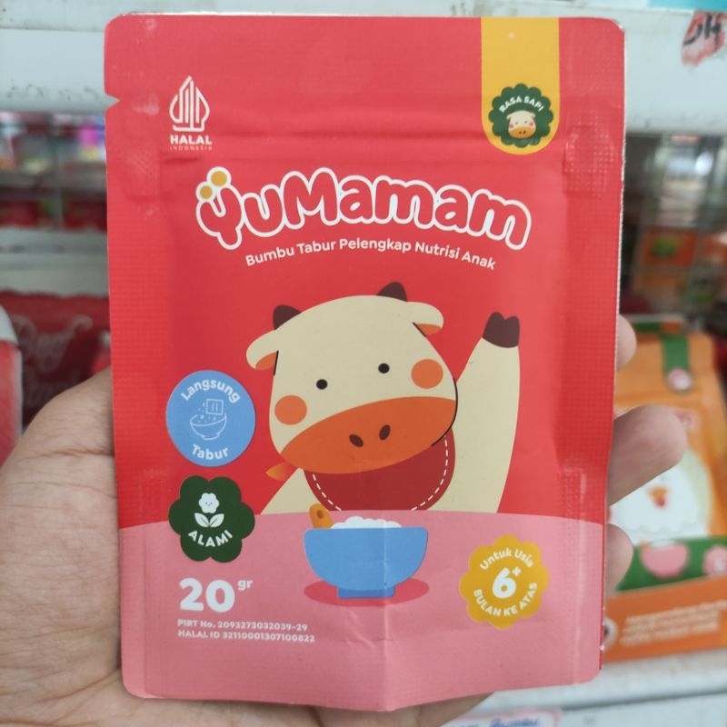 

Yumamam Bumbu Tabur Pelengkap Nutrisi Anak 20gr //Rasa Sapi//Rasa Teri//Rasa Ayam