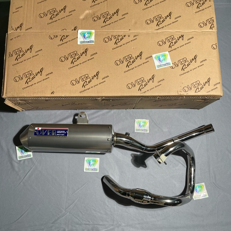 Knalpot OVER Jepang Racing KLX 230 PNP