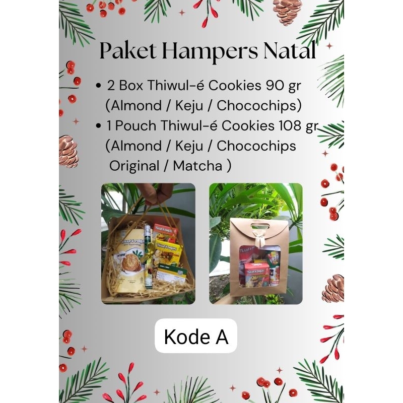 

paket hampers natal thiwul cookies dan sirup jahe