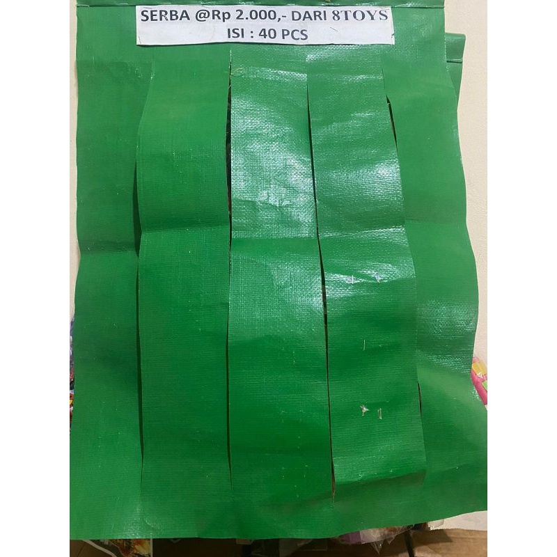 papan renteng mainan / papan renteng accesories / rentengan mainan kosong / terpal rentengan / rente