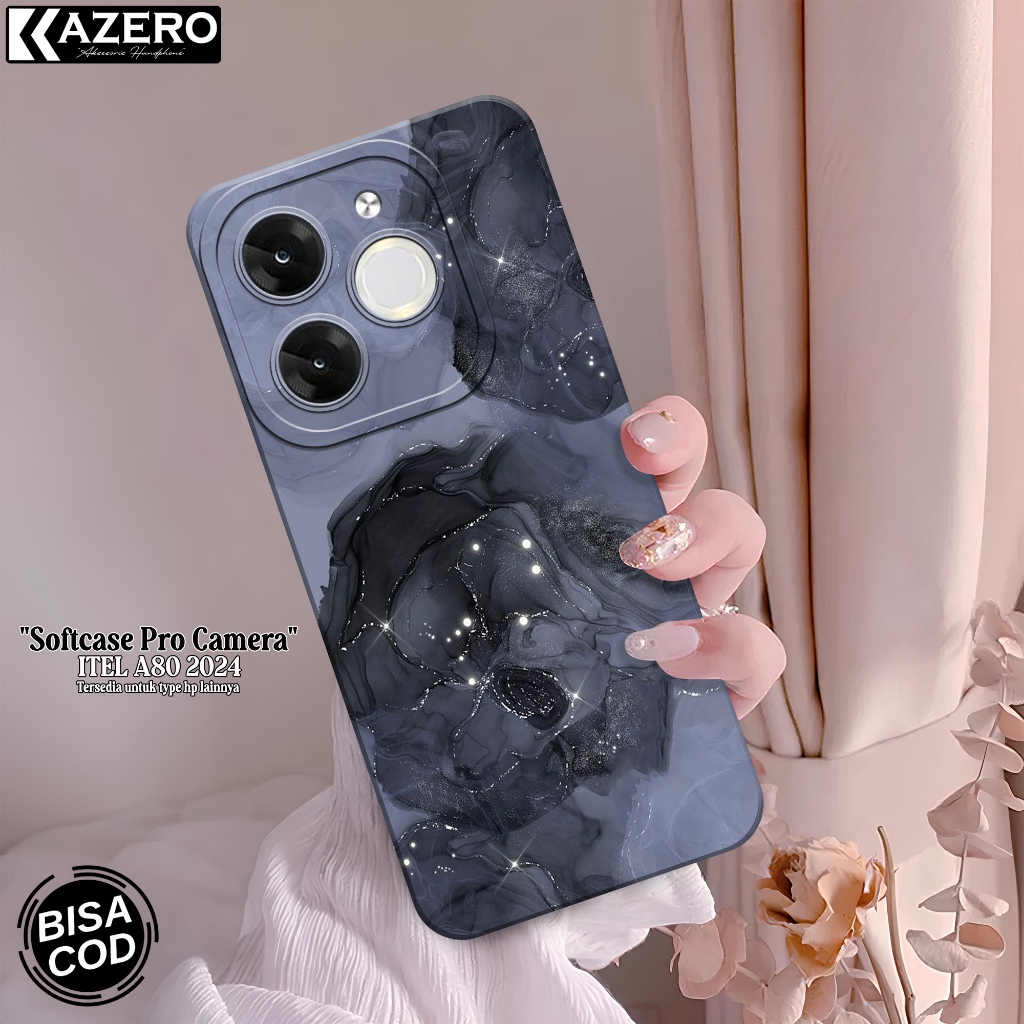 Silikon HP ITEL A80  - Fashion Case Abstrak - Softcase ITEL A80 - Case ITEL A80 - Kesing ITEL A80 - 