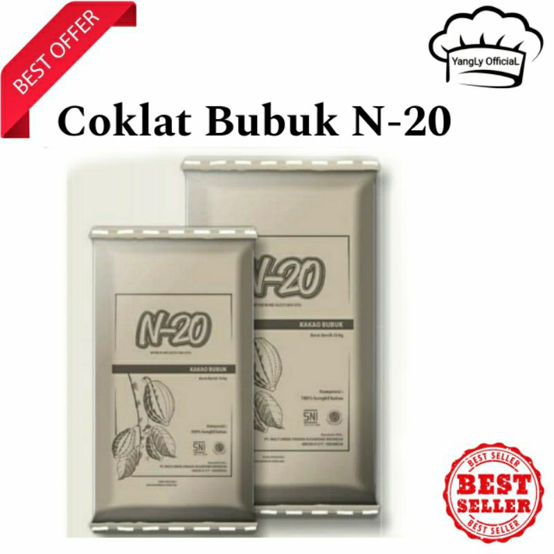 

Coklat Bubuk N-20 Kemasan 100gr / Cocoa Powder -HALAL & BPOM