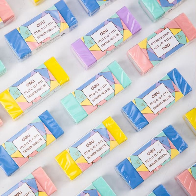 

ATK-POINT | DELI ERASER Penghapus Pensil Morandi colors macaron H022 00
