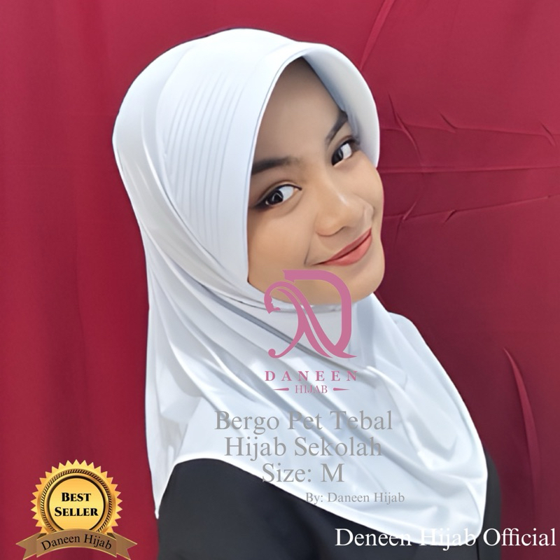 Bergo sport || Ukuran L Jilbab olahraga Pet Tebal Best Bergo Sport size L