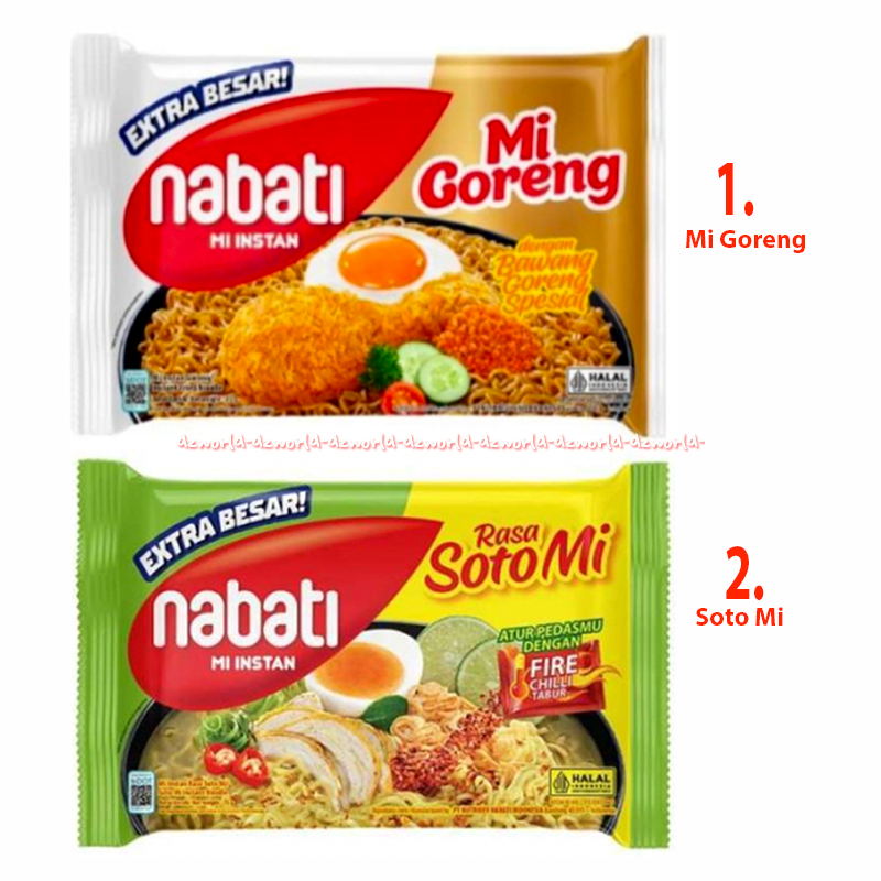 

Nabati Mie Instan Rasa Soto Mie Fire Chili Tabur Mie Kuah Mie Goreng Extra Besar Mie Kenyal Dan Rasa Enak