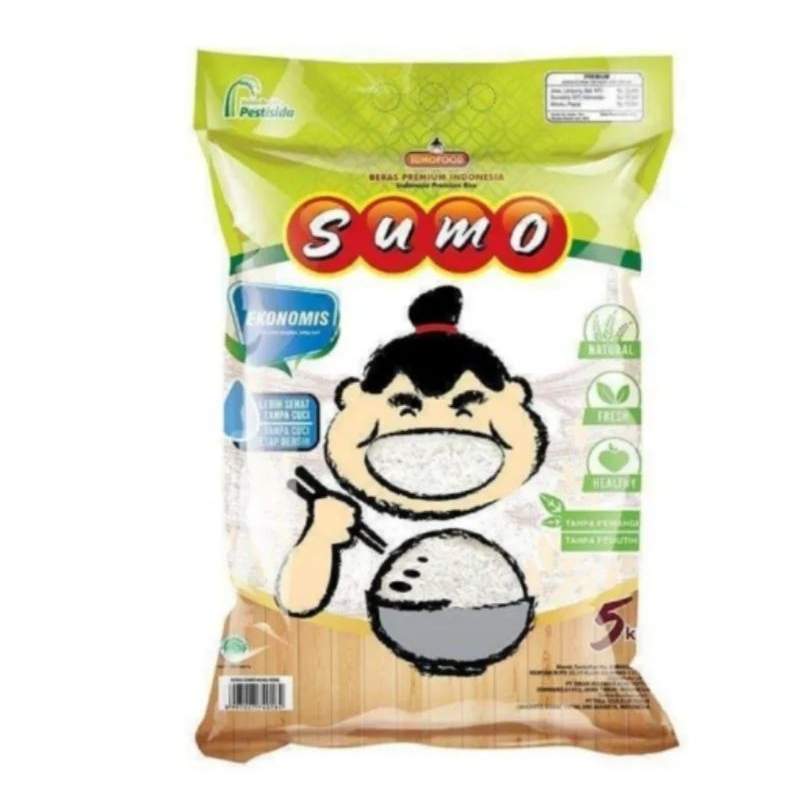 

Sumo Beras Premium Packaging Hijau 5Kg