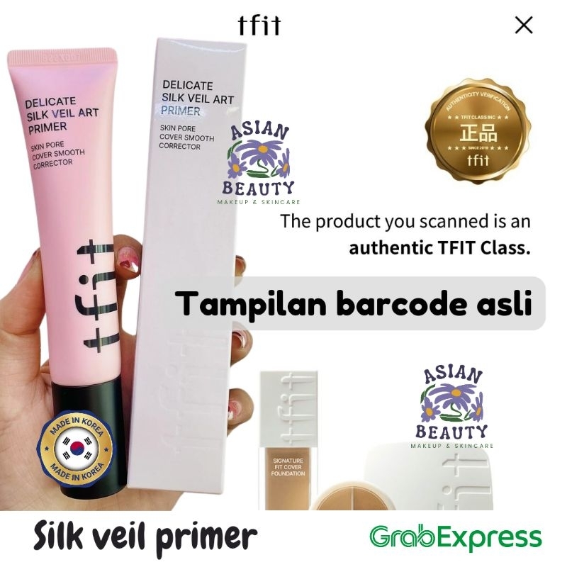 [100% ORI] primer KOREA TFIT delicate veil hydrate vanish art primer