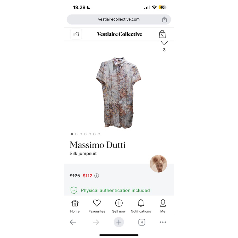 preloved Massimo Dutti Jumpsuit