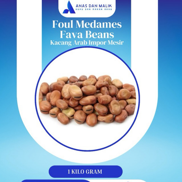 

Foul Medames / 1 KG KACANG ARAB IMPOR mesir