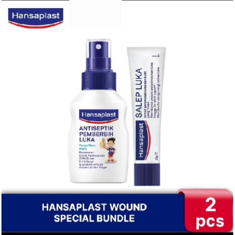 Hansaplast Wound Original Special Bundle - Salep & Pembersih Luka