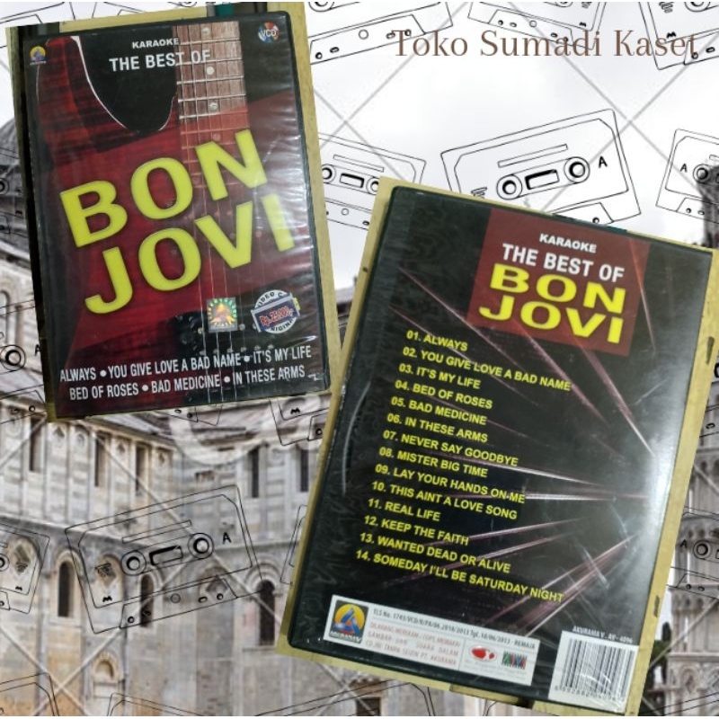 VCD the best of bon Jovi vokal di populerkan