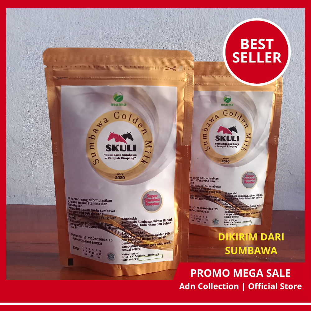 

Susu Kuda Liar Sumbawa ASLI Bubuk 100 Gram Tulang Sendi Asam Urat | Duzi Pure Kudaku Horselin Etawa