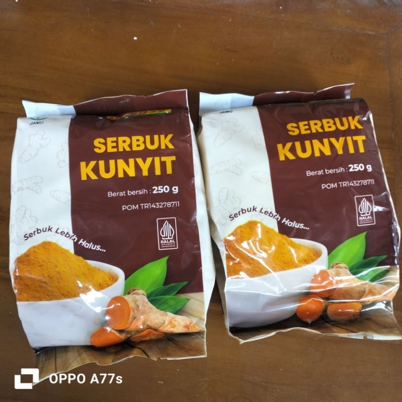 

serbuk kunyit gujati kemasan 250gram