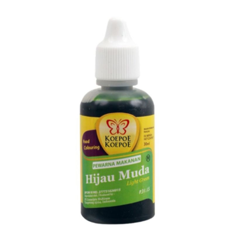 

Koepoe KoepoePewarna Makanan Hijau Muda 30 ml