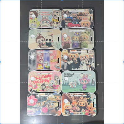 Meja lipat/meja belajar/meja karakter labubu+free Pencil case BTS