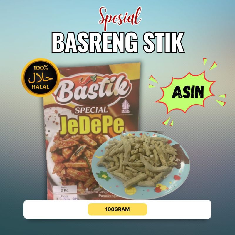

Basreng stik (BASTIK) ASIN kemasan 100gram