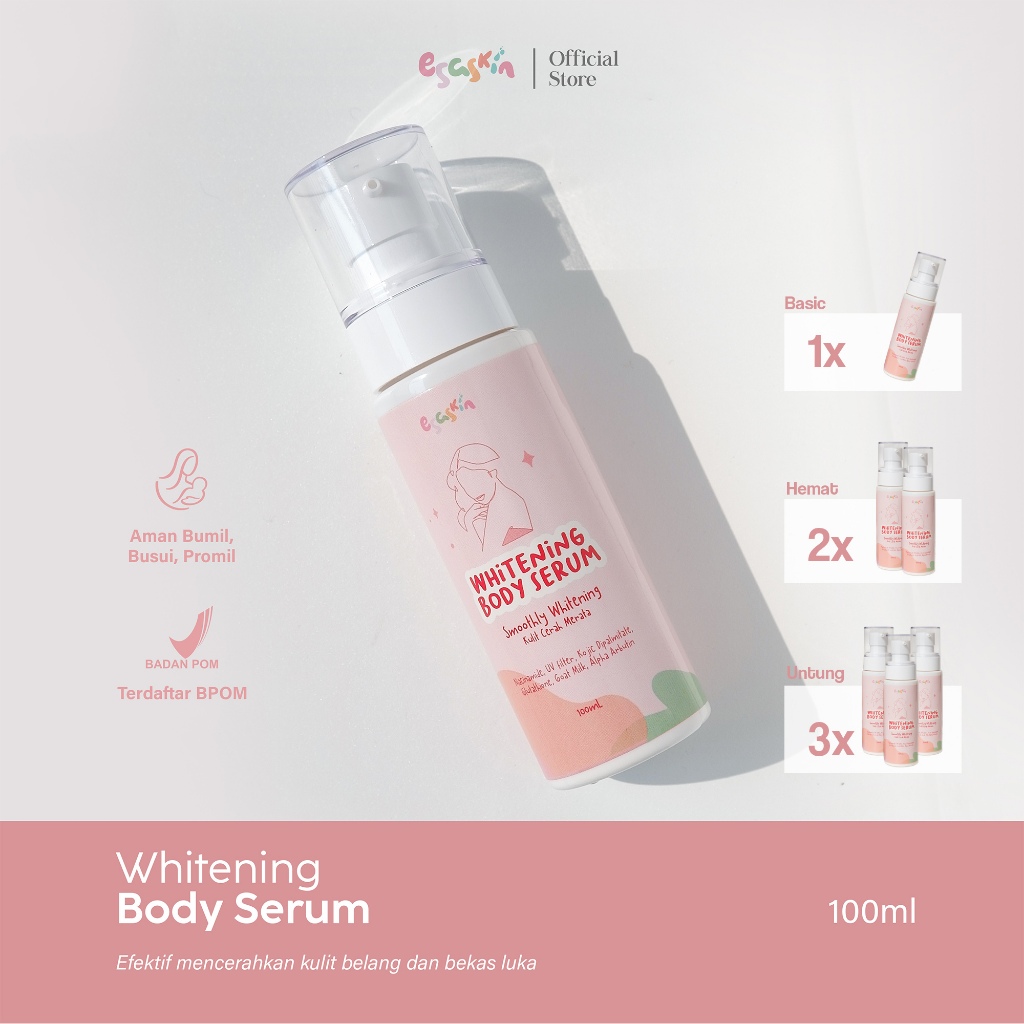 Esaskin - Whitening Body Serum - Bundle Hemat