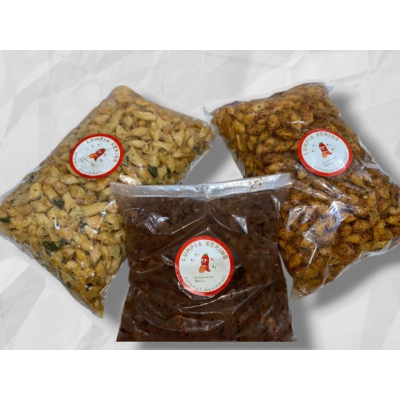 

RICFOOD - LUMRING LUMPIA KERING DAUN JERUK RASA PEDAS | 500 GRAM DAN 1KG