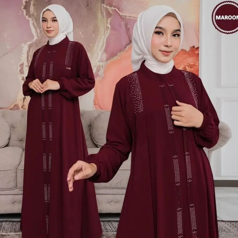 Gamis Best Seller Premium Cool Style Gamis Syar'i Wanita Model Korea Remaja Cewek Modis Cocok Untuk