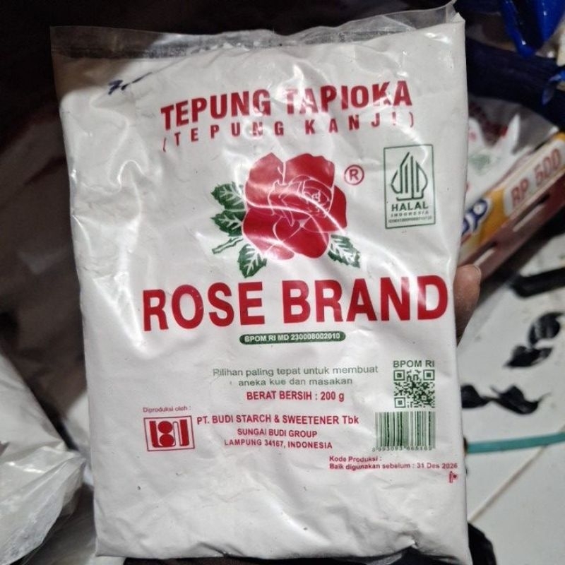 

Tepung Tapioka 200 gram Rose Brand