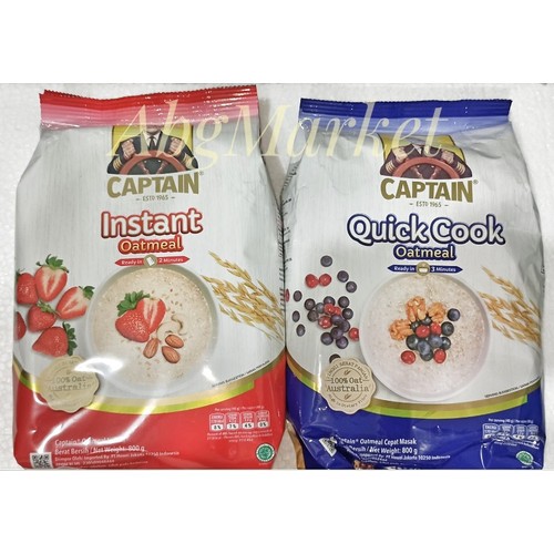 

CAPTAIN INSTANT OATMEAL 800 GRAM UKURAN BESAR