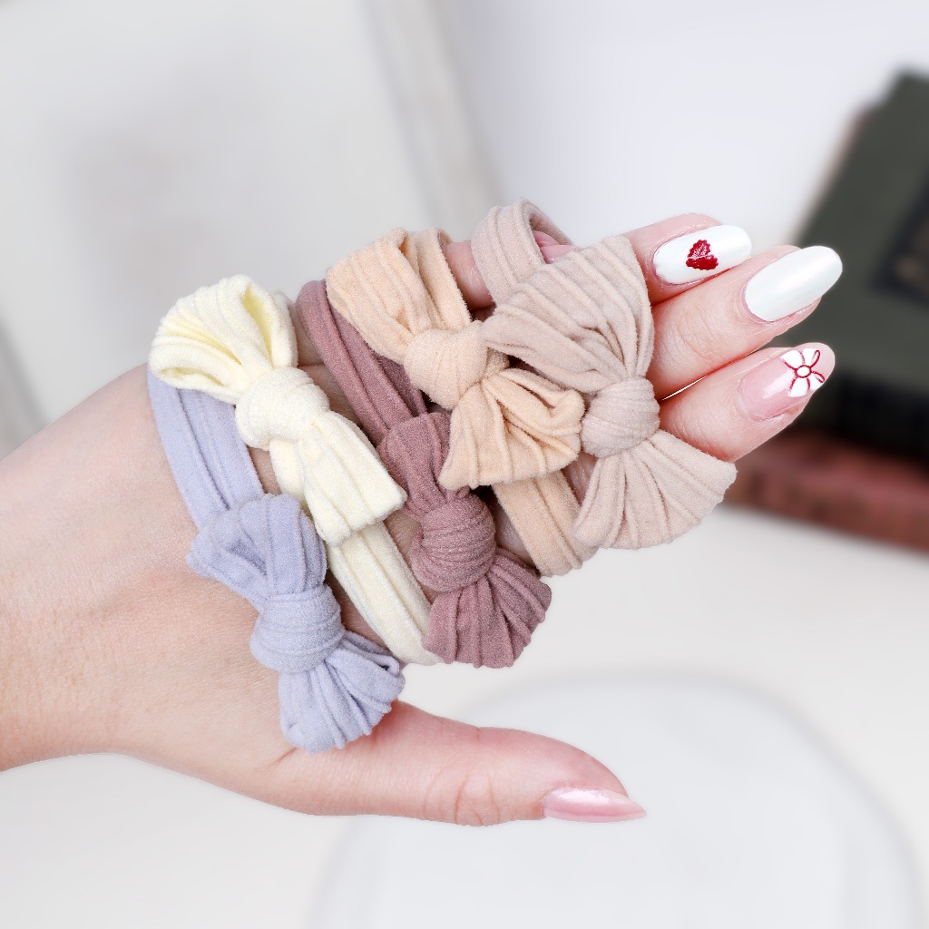 Stroberi Elastic Bow Line Hair Tie