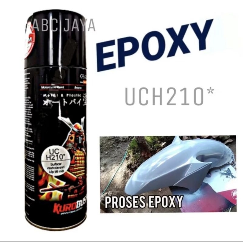 Epoxy Samurai UCH210 Surfacer epoxy abu abu 400ml