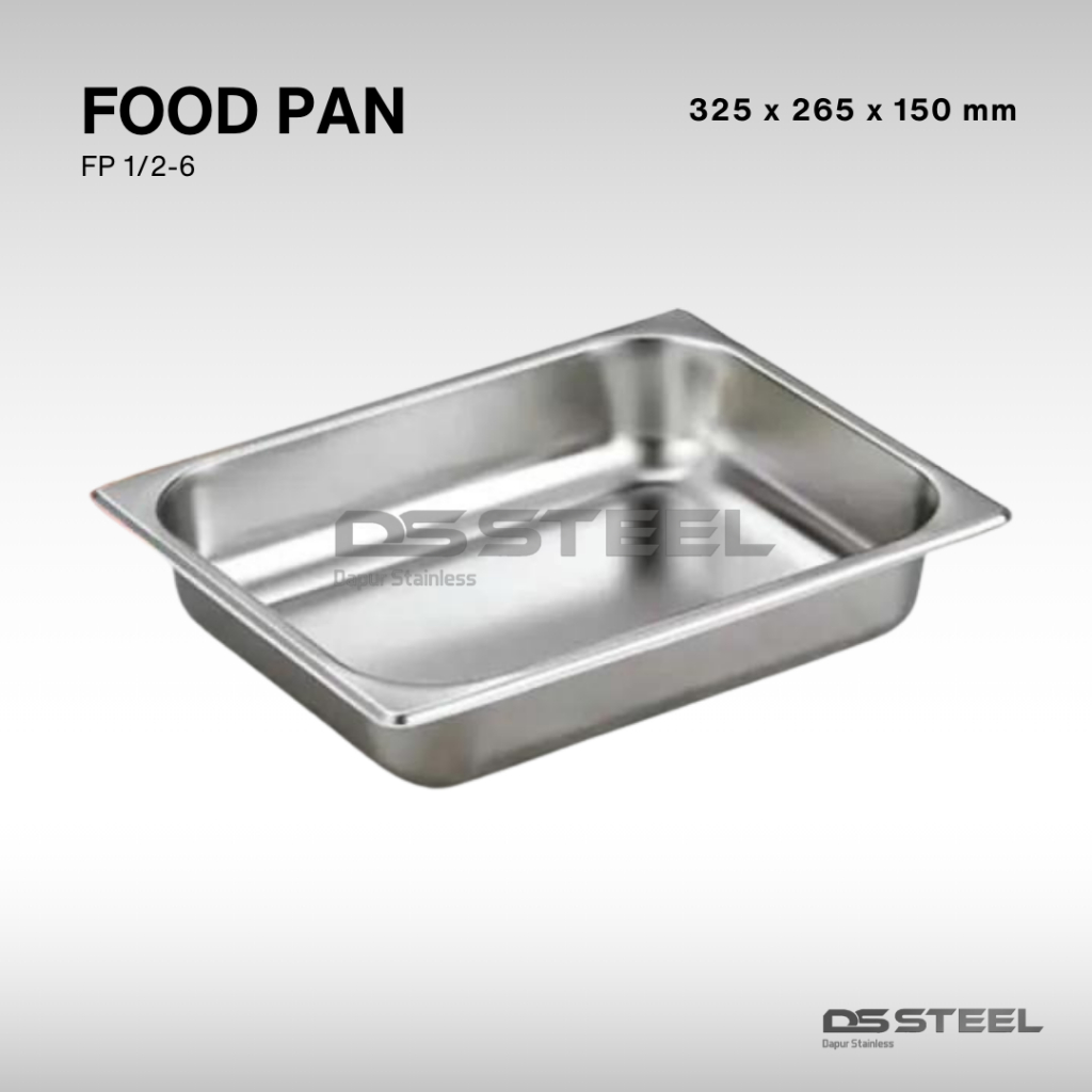 Food Pan Stainless Steel | GN Pan | Tempat Makanan Stainless Steel