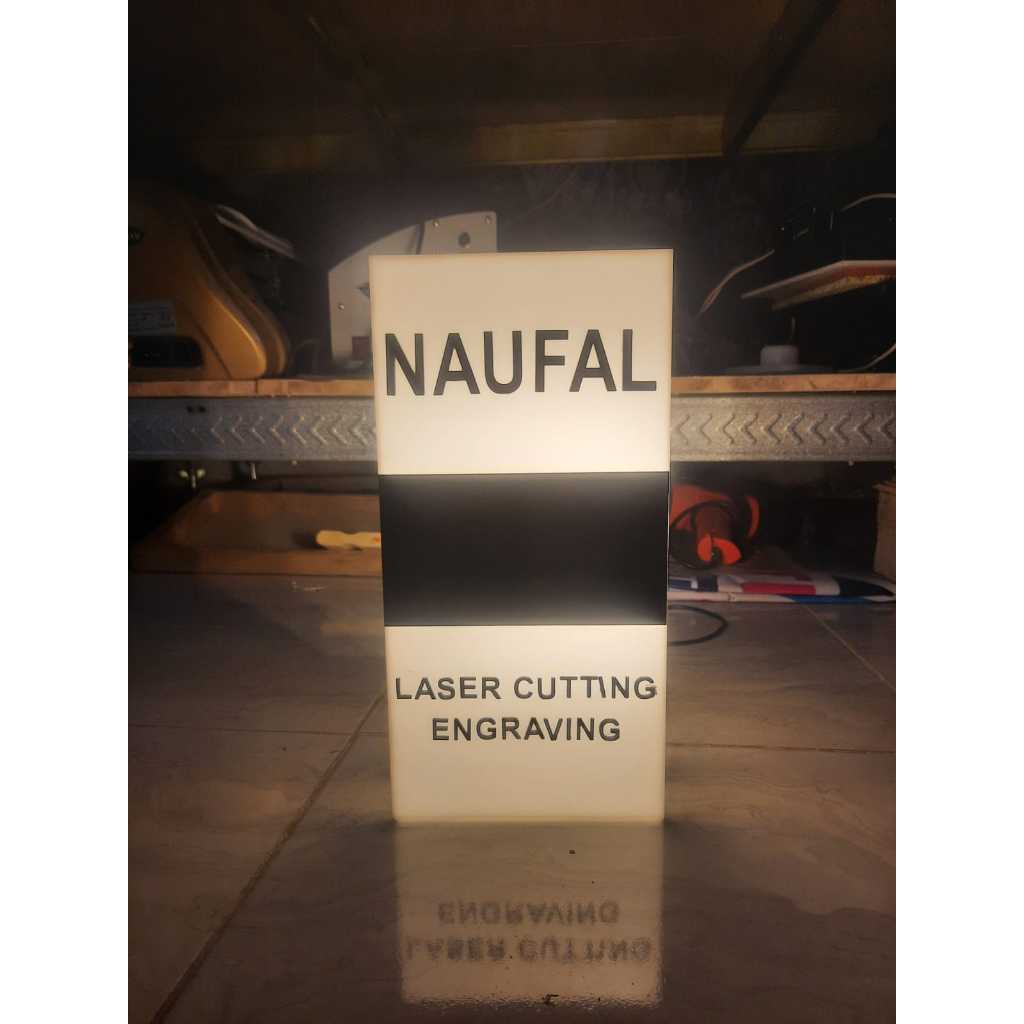 Nomor Rumah LED Bahan Akrilik Minimalis Aesthetic CUSTOM