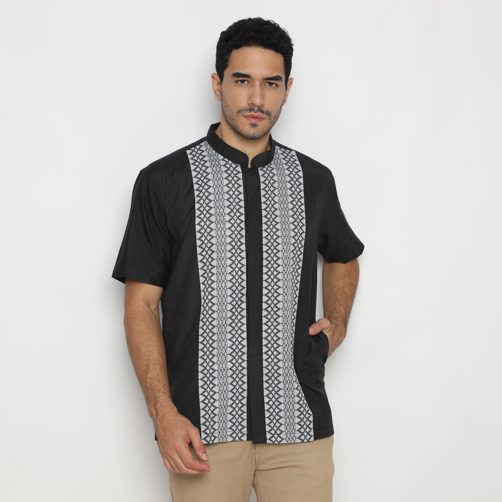 Platini Kemeja Koko Pria Lengan Pendek Katun 931234