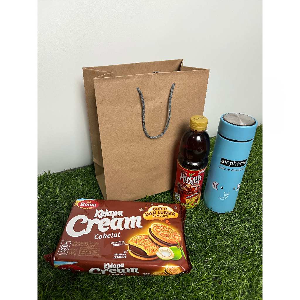 

(12 Pcs) Paper Bag 20x10x25 cm / Tas Kertas Paperbag / Tas Souvenir