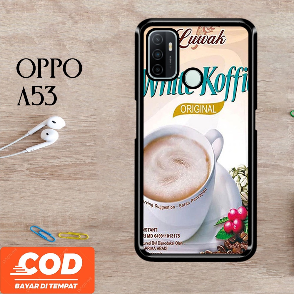 [A16] Kopi Casing OPPO A53 Case Kopi Pelindung Hp Keren Lucu Viral Unisex Terbaru