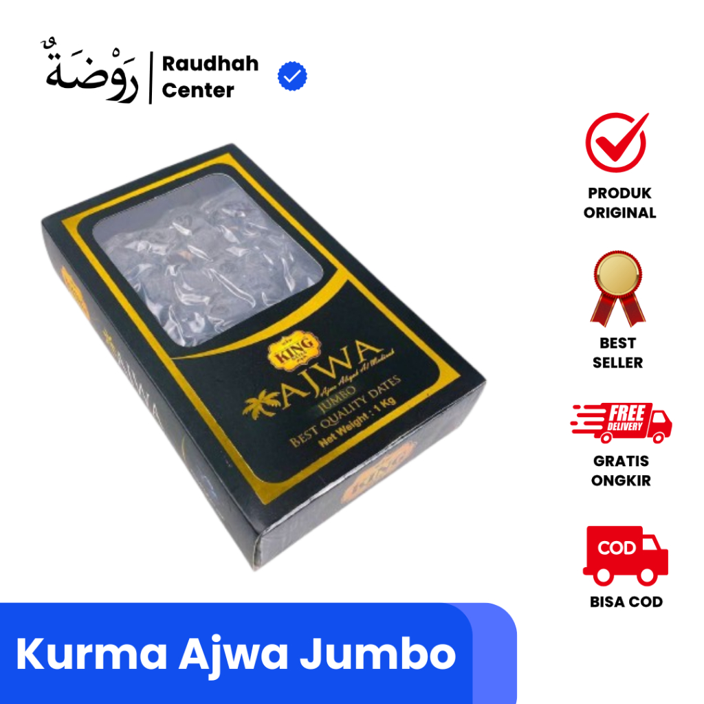 

Kurma Ajwa Jumbo King Dates 1 kg Kurma Ajwa Jumbo Asli Madinah